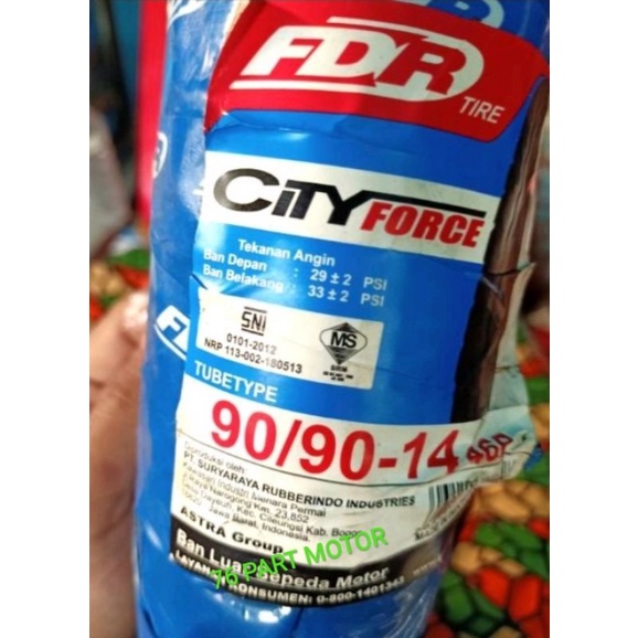 BAN LUAR TUBETYPE MATIC FDR CITY FORCE 90/90 .14 FOR ALL MATIC