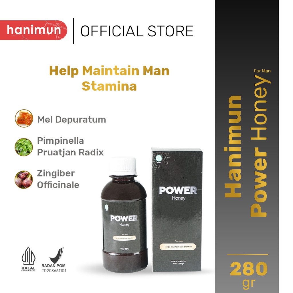 

Hanimun Power Honey - Stamina Pria