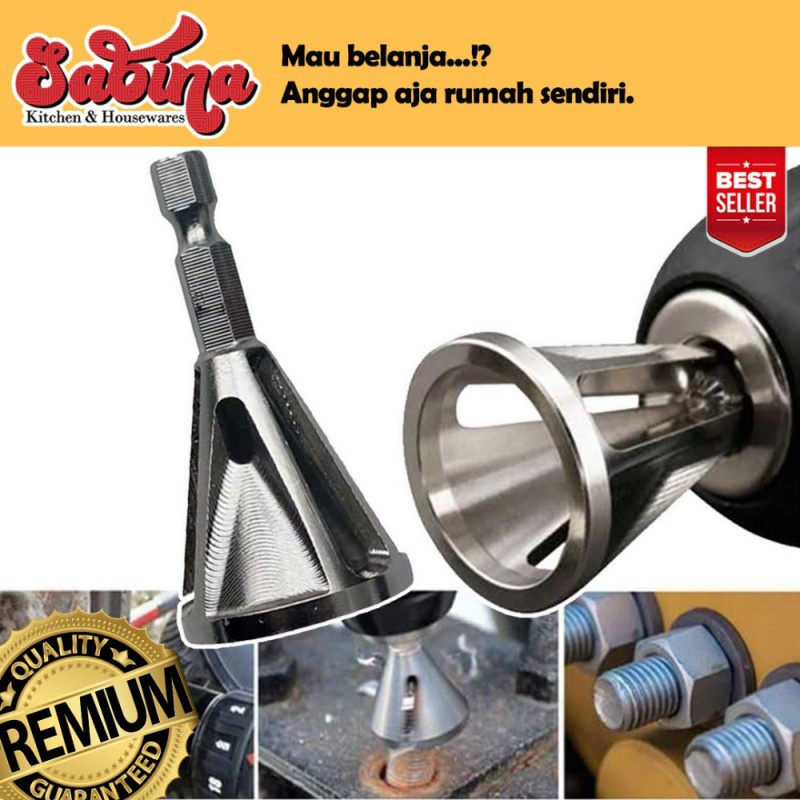 Mata Bor Reparasi Perbaiki Baut Baja Rusak Usang Deburring Tools