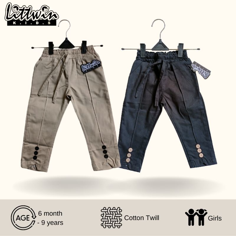 (6m-9y) Baggie Pants Anak / Celana Panjang Baggy Anak