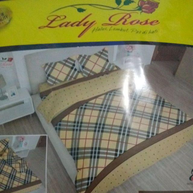 Sprei Lady Rose King 180x200cm.furla.glow.rainbow.hello Kitty Daniel.ice Green.tayo