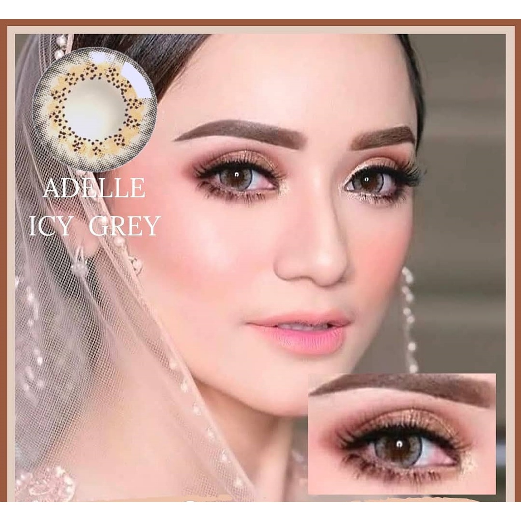 SOFTLENS ADELLE BIG EYES 16MM BY LIVING COLOR ( ICY GREY -0.50  s.d -8.00)