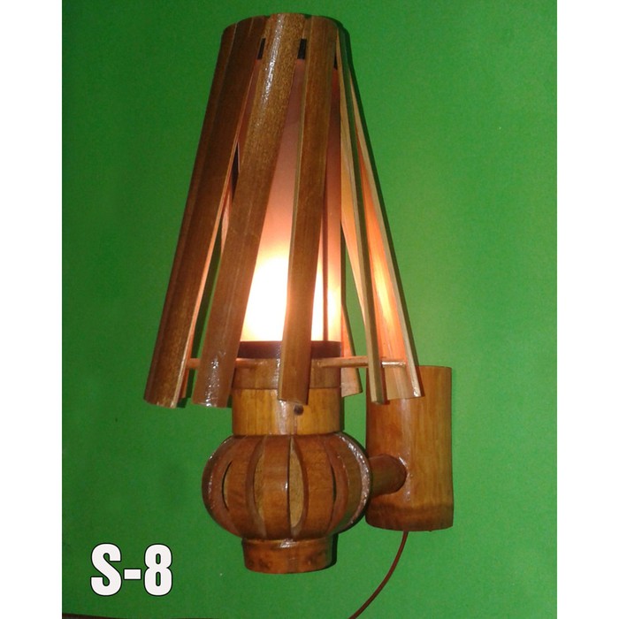 Lampu Hias Tempel Bambu S 8