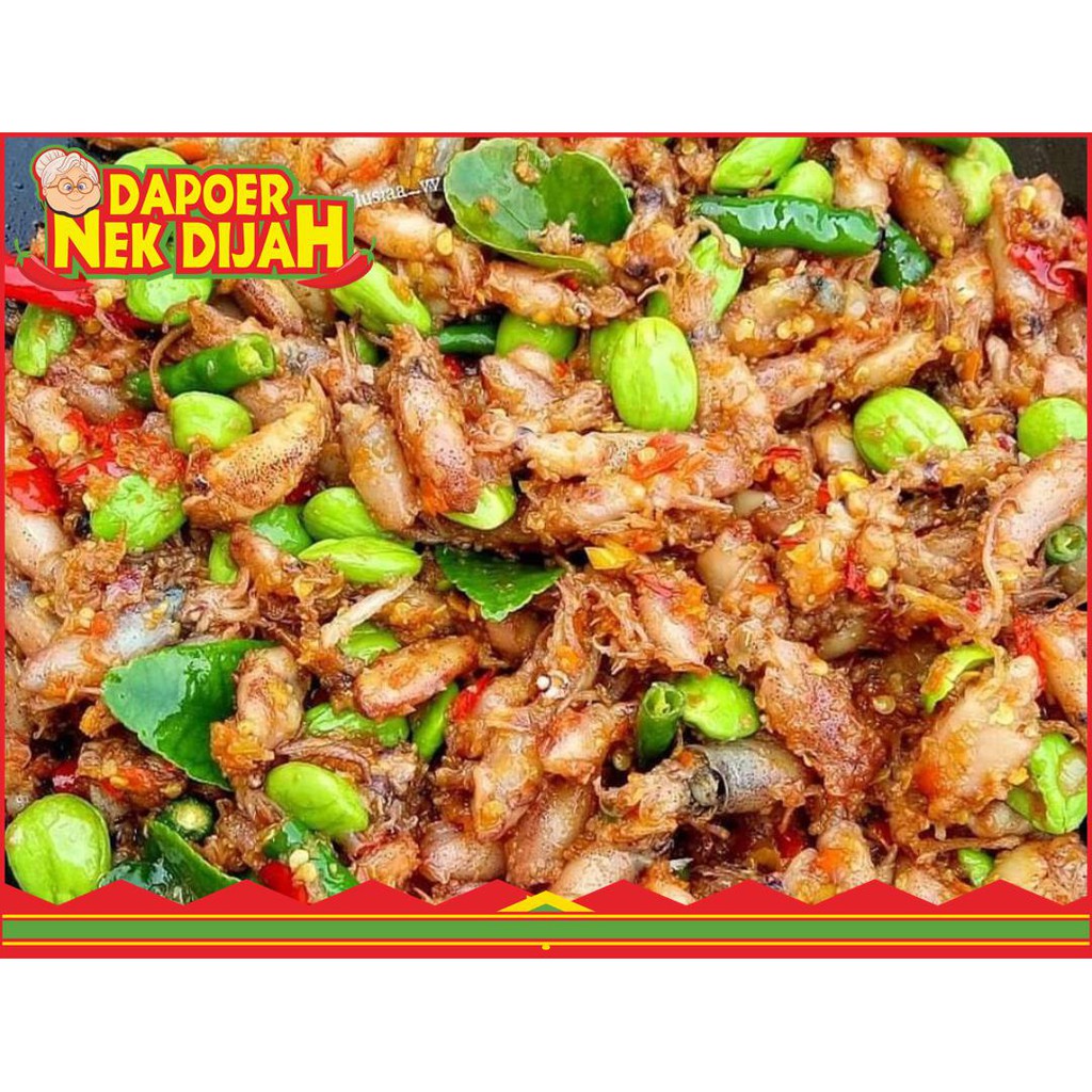 

Sambal Baby cumi (NON MSG)