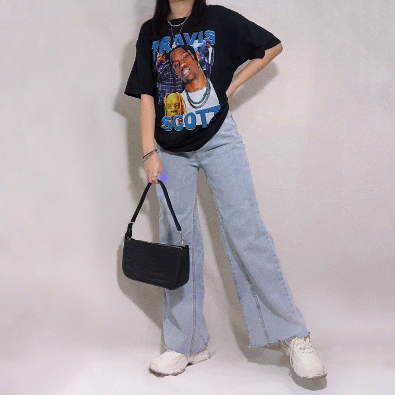 CLOTHIER - Luna Unfinished Baggy Jeans | Unisex Wide Leg Denim