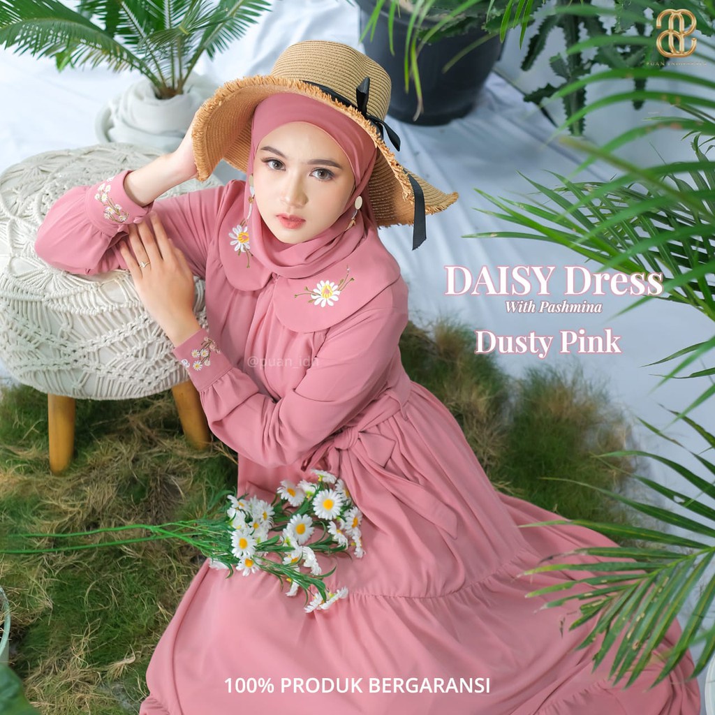 Daisy Dress Gamis Remaja By Puan branded