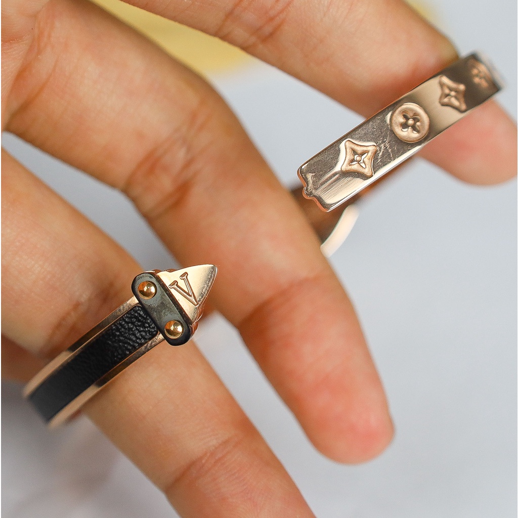 Aksesoris titanium import [4602] Gelang bangle   style anti karat bisa COD