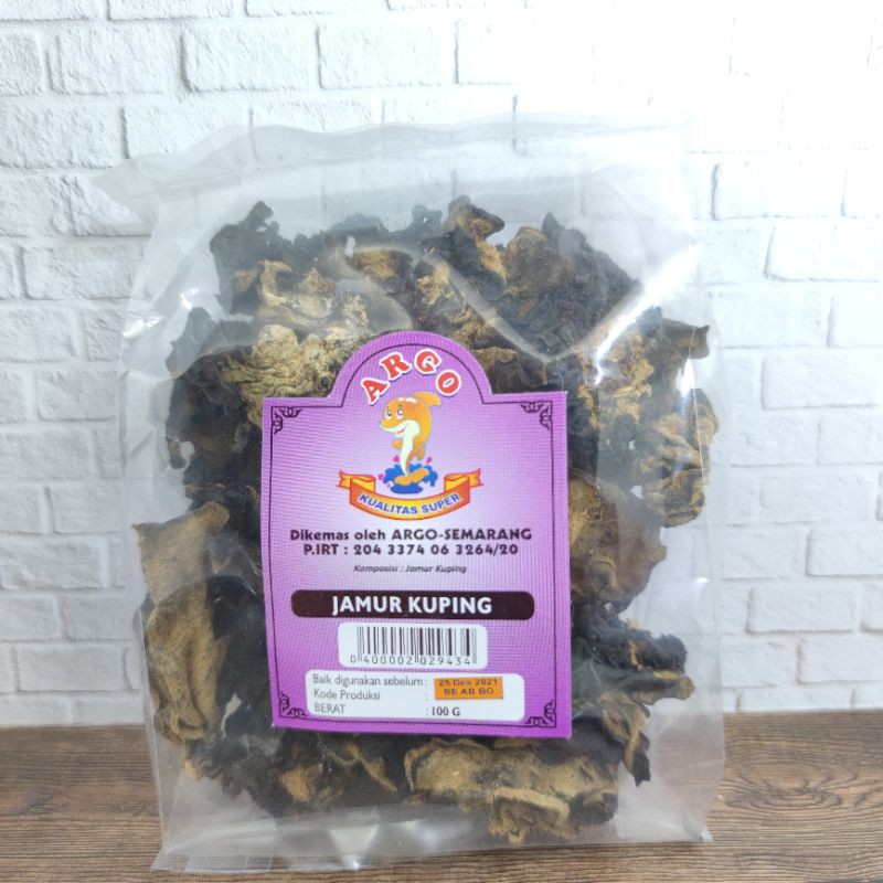 

Jamur Kuping Hitam Hei Mu Erl Argo 100gr