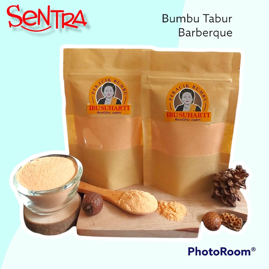 

(BUMBU DAPUR REMPAH-REMPAH) IBU SUHARTI - BUMBU TABUR BARBERQUE / BUBUK TABUR SNACK BBQ KUALITAS PREMIUM