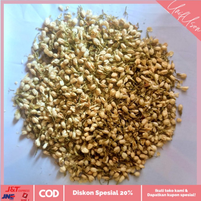 

⭐COD⭐ GROSIR / RESELLER BUNGA MELATI / WHITE JASMINE FLOWER TEA - 250 gram