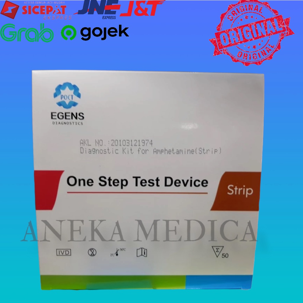 AMP(Amphetamine)Strip isi 50 Test Murah