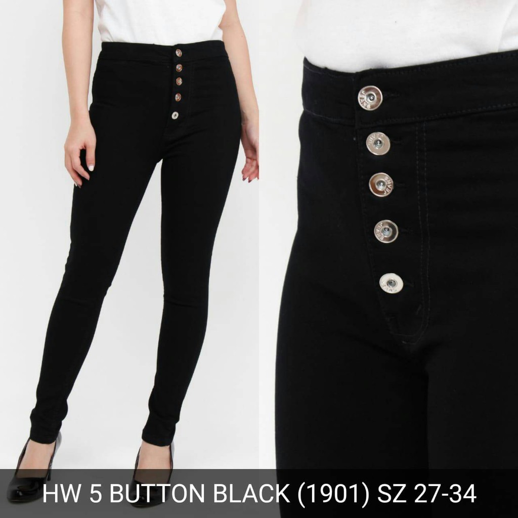 CELANA WANITA HW 5 BUTTON JEANS