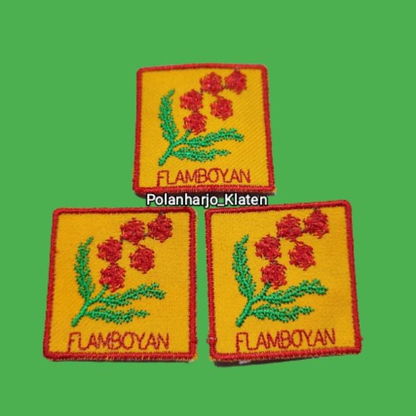 Tanda Regu Pramuka Putri Flamboyan / Tanda Regu Pramuka Flamboyan / Tanda Regu Flamboyan