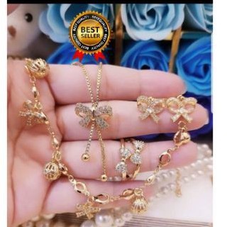 Xuping set perhiasan lapis emas 24k 2030e