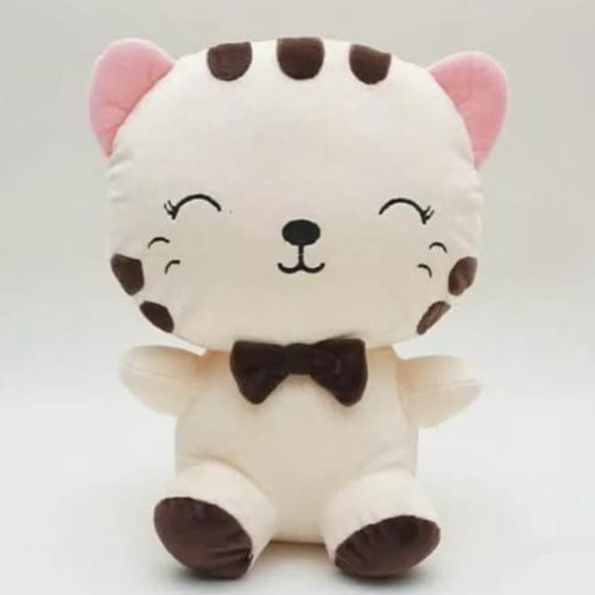 Boneka Kucing Cat Lucu import - Cream putih