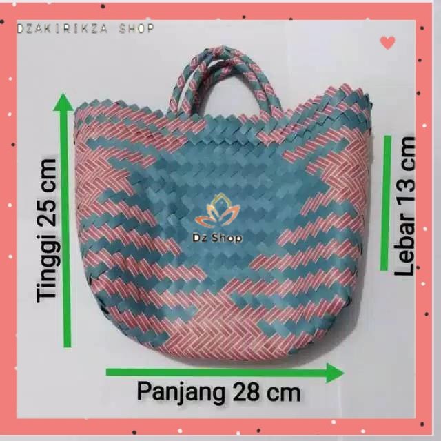 KERANJANG BELANJA ANYAMAN TAS ANYAMAN ( SEDANG ) Tas Belanja Tas Bekal