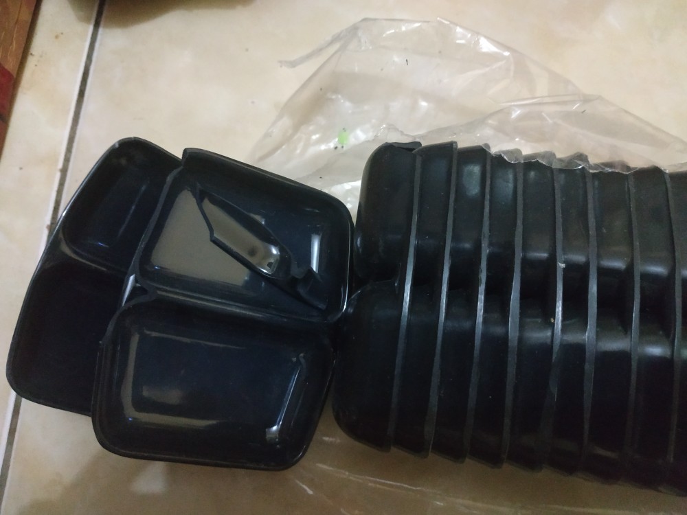6 Pcs Tempat Sambal Double Sa866 - Melamin