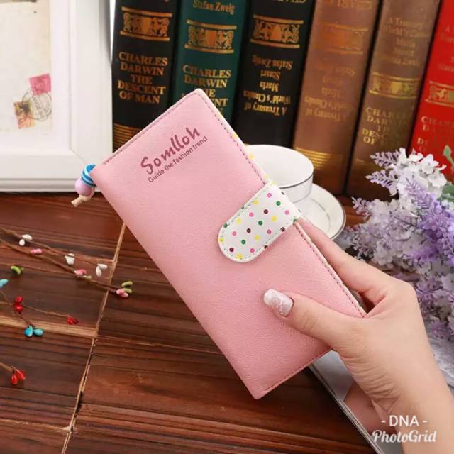 DOMPET RINKA DOLL A1 Promo Dompet Wanita Lucu Elegan Bahan Taiga Ukuran 19x9| MORYMONY DOMPET NONAME