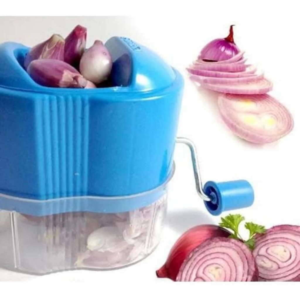 Alat Perajang Bawang Manual Onion Slicer Pemotong Bawang Praktis Blender Giling Penghalus Bawang Merah Putih