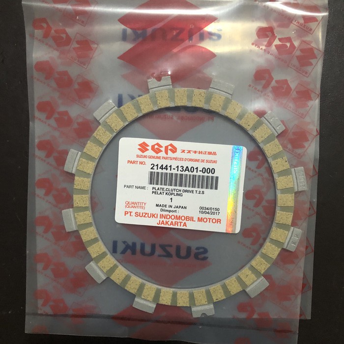 ASLI ORI : Kampas Kopling Plat Kopling Plate Suzuki Satria FU 150 Thunder