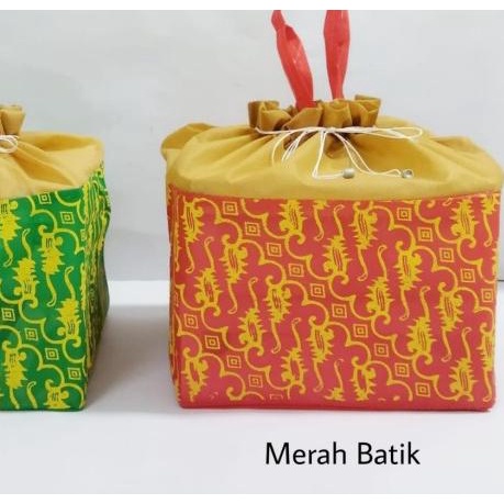 

Tas Serut Batik Spunbond / Tas Hajatan / Tas Kotak 22cm - Batik Nusantara