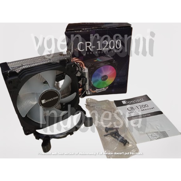 JONSBO CR-1200 CPU Fan Cooling Processor / HSF Cooler RGB Jonsbo CR1200