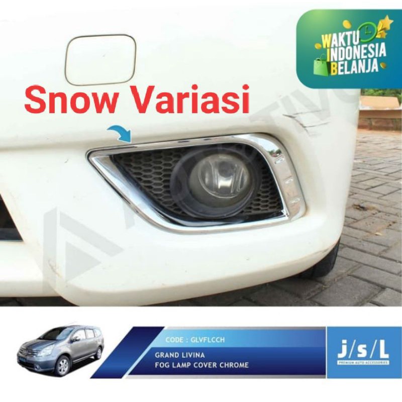 Cover Foglamp Nissan Grand All New Livina Fog Lamp Chrome