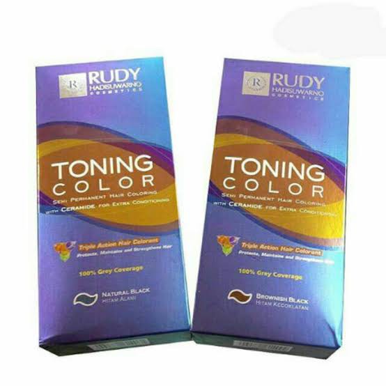 Rudy Hadisuwarno Hair Toning Color Natural Black 60ml