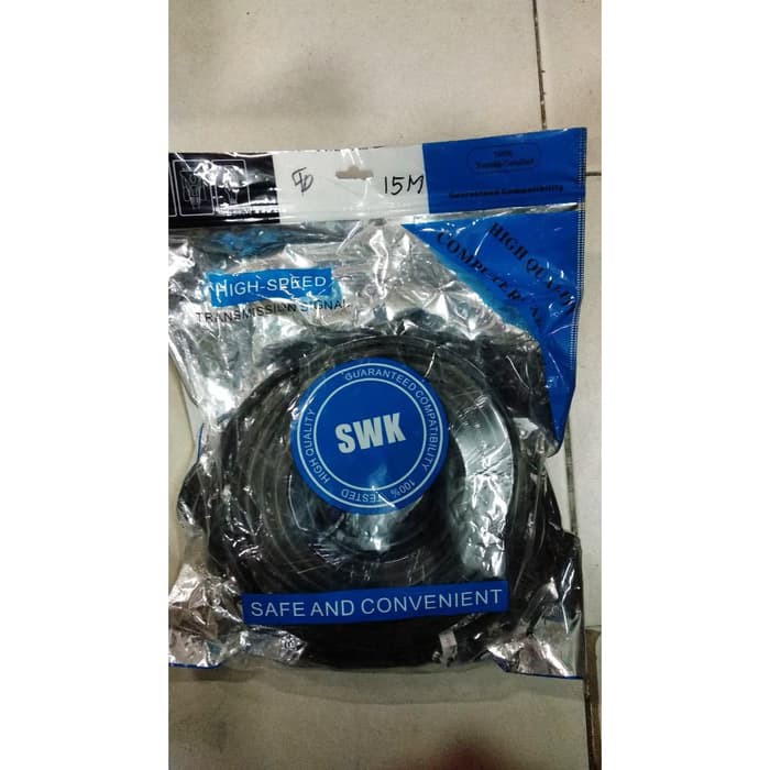 Kabel SWK VGA Male to Male 15 Meter