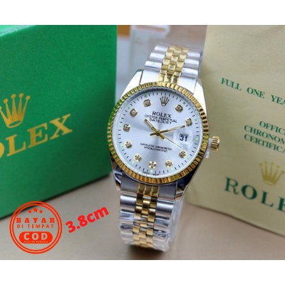 PROMO.. jam tangan rolex terbaru / Jam Tangan Rolex / Jam Tangan Pria Rolex Paket Paper Bag, Box