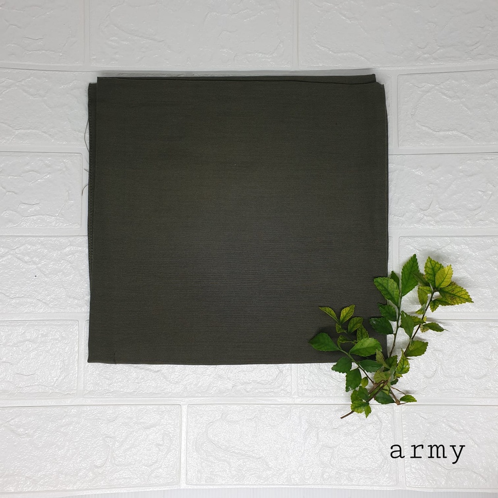 Hijab segi empat paris premium paris amour-Army