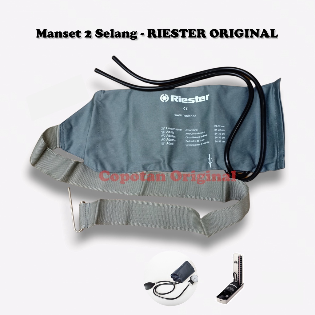 ORIGINAL Copotan- Cuff/Manset Riester Original Model Tali ( 2 Selang )