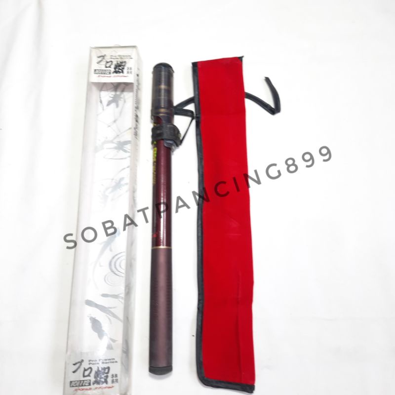 tegek xpuyu pro prawn 110112 carbon panjang 3.60m