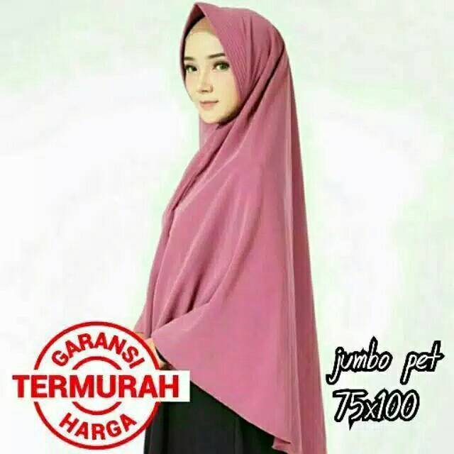 Hijab/jilbab instan jumbo/Khimar pet syar'i/Khimar jumbo XXL/ jilbab pinguin wolfis/jilbab syar'i