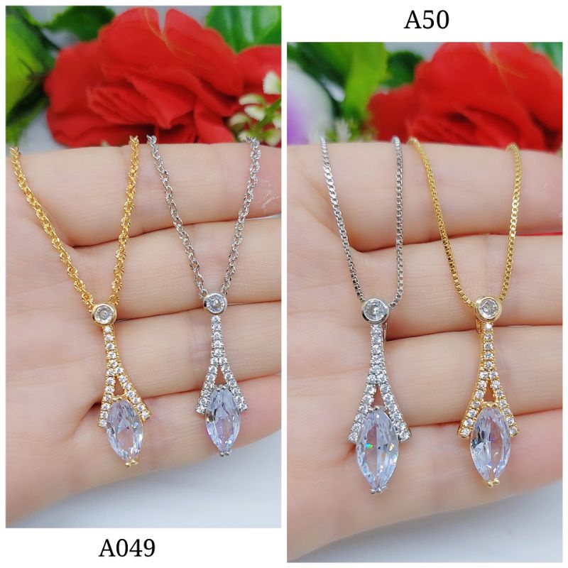 Kalung permata Fashion jewelry A49-52