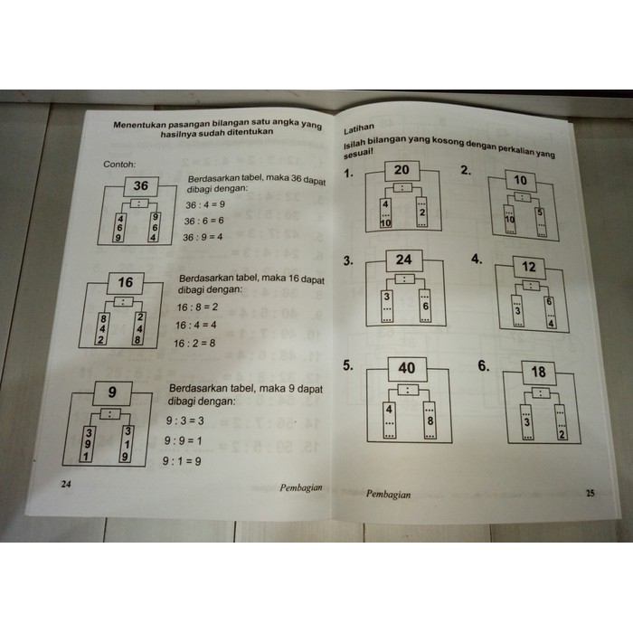 Terbaru Buku Anak Sd Kelas 1 Belajar Matematika Pembagian Bagi