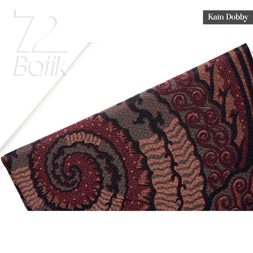 KAIN BATIK PREMIUM Bahan Katun Motif Tentaken Warna Merah Maron 721728 Cap 72 Jarik Jarit Samping Kebat Panjang Batik Katun Modern Premium Bahan Seragam Batik Pernikahan Kantor Keluarga Murah Kamen Jadi Batik Bali Lembaran