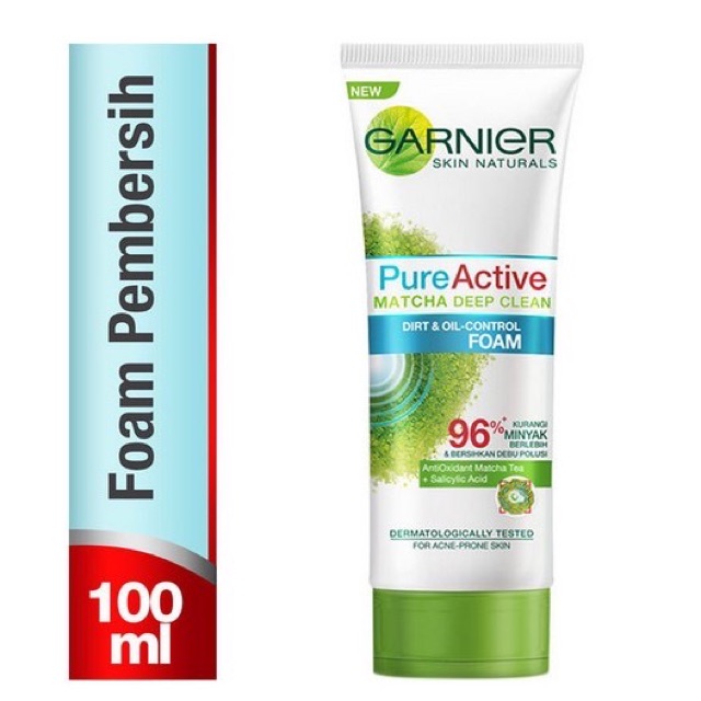 Garnier Pure Active Matcha Deep Clean Foam