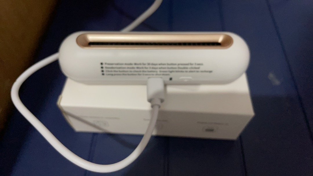 Xiaomi Mijia Alat Sterilisasi / Pembersih Udara / Penghilang Bau Rechargeable Untuk Kulkas / Kantor