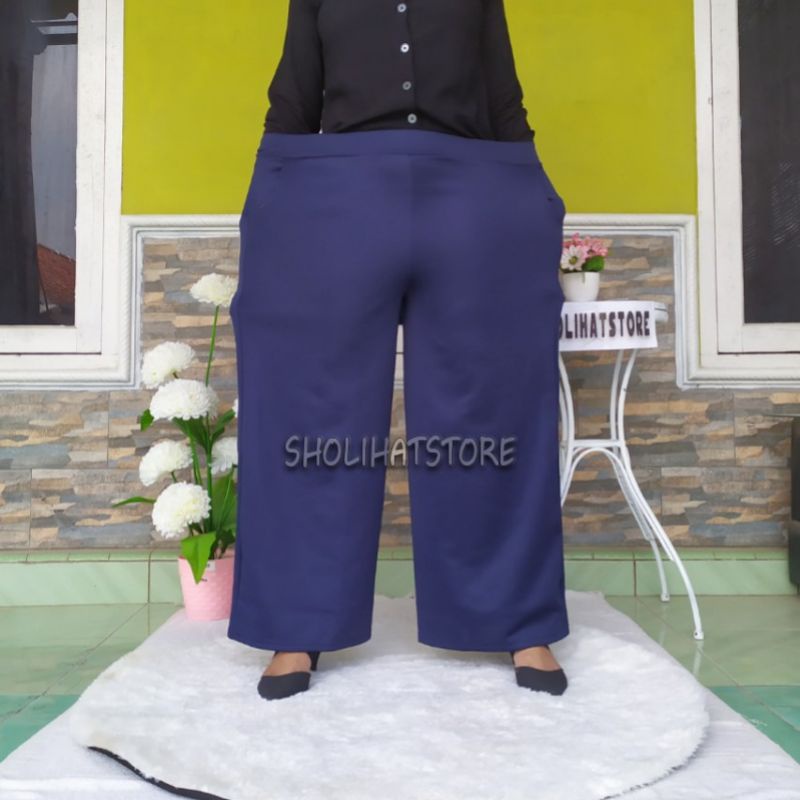 SUPER JUMBO CELANA KULOT WANITA / KULOT POLOS SUPER JUMBO BB 65kg - 110kg / CELANA KULOT POLOS SCUBA JUMBO XXL XXXL / KULOT SKUBA SUPER JUMBO OVER SIZE / KULOT BIG SIZE / KULOT SKUBA EXTRA JUMBO / CELANA WANITA JUMBO BIG SIZE / KULOT JUMBO