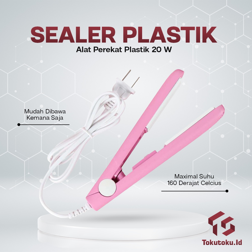 Alat Press Plastik Perekat Plastik Makanan Mini Hand Heat Sealer Portable