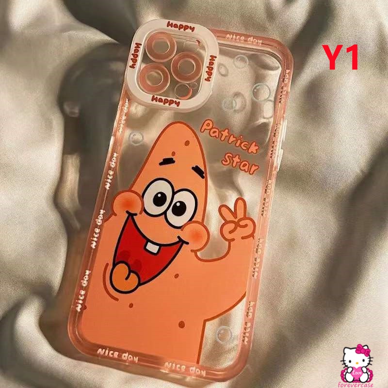 Soft Case Tpu Transparan Motif SpongeBob Untuk Infinix Smart 5 6 Infinix Hot 10 Play 10 Lite 11s 10 9 11 Play