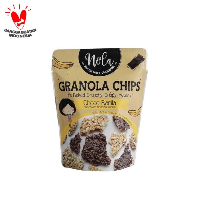 

Nola Granola Chips Choco Banila | Chocolate Banana Vanilla