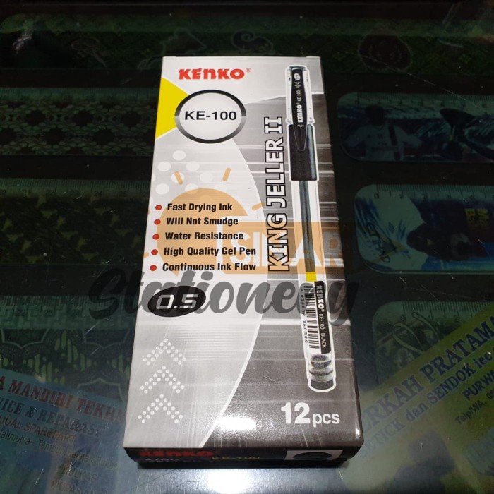 

Update Pen Ke100 King Jeller Ii Kenko 0.5 Hitam 1Pak Isi 12Pc Trendi