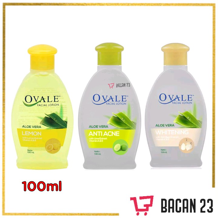 Ovale Facial Lotion Aloe Vera (100ml)/ Pembersih Wajah/ Bacan23