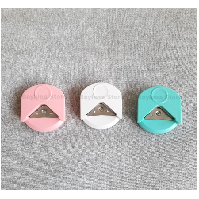 Round Corner 3 in 1 R4 R5 R7 R10 Pemotong Kertas Sudut Corner Rounder Puncher Corner Punch 4mm single hole