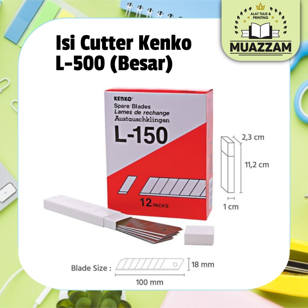 Kenko Mata Pisau Cutter Besar L-150