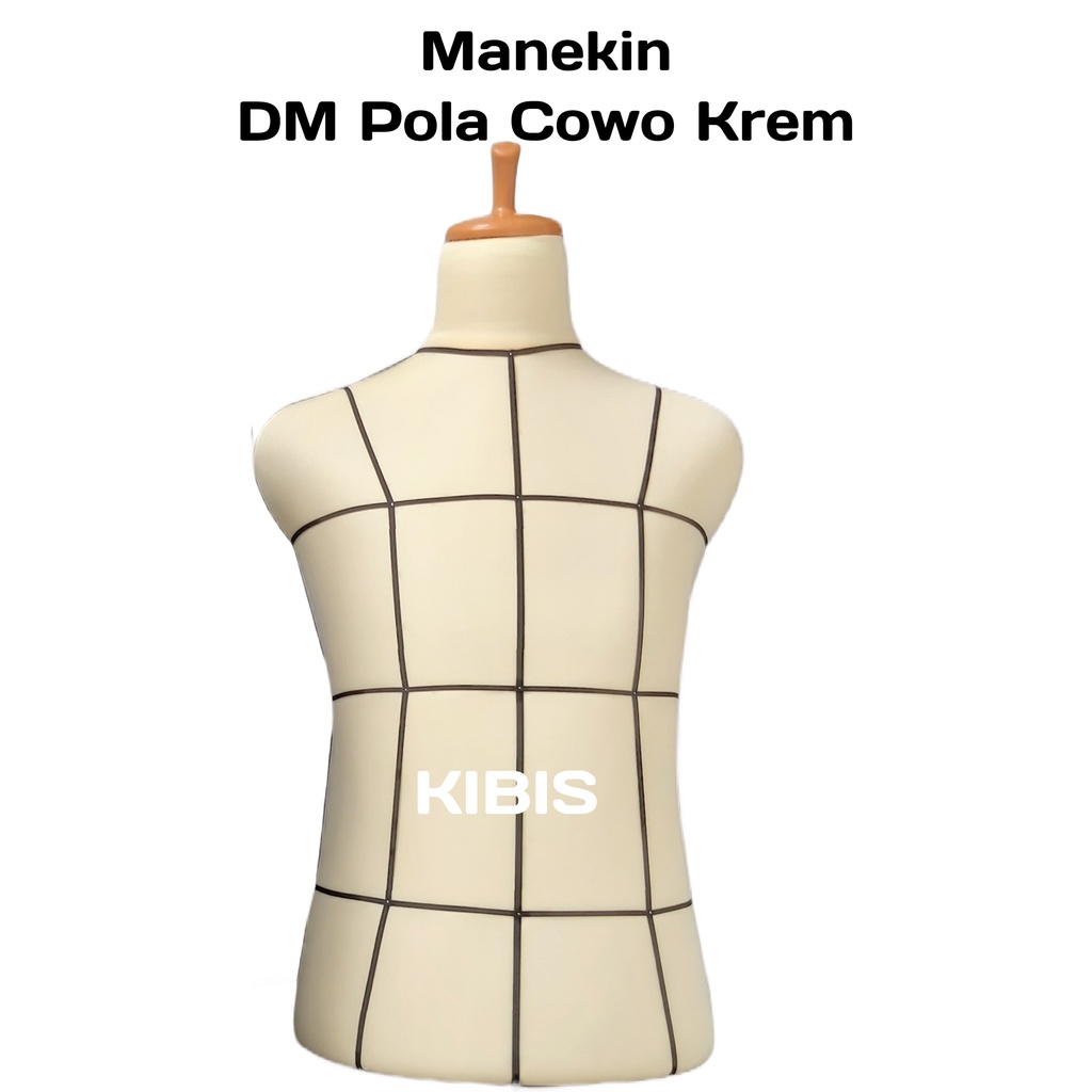 MANEKIN POLA COWOK KREM PATUNG BAJU