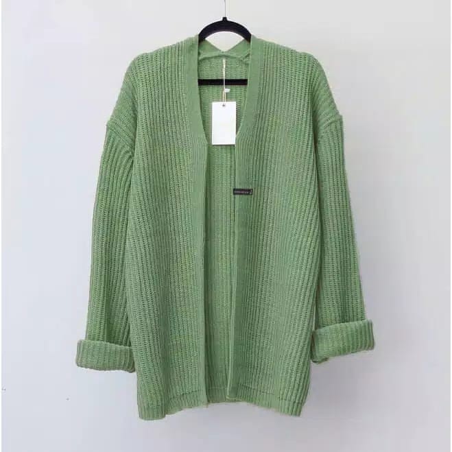 oversize kardy knit/sweaterajut-mint