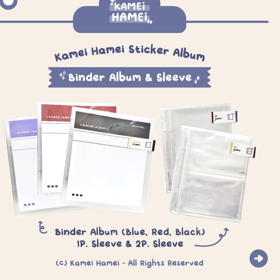 

SALE Binder Sticker Album & Sleeve | Kamei Hamei Proud Collector Series の